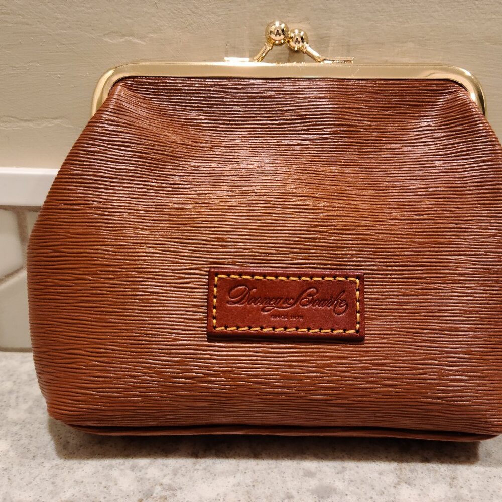 Dooney & Bourke Large Framed Vintage Kiss Lock Coin Purse